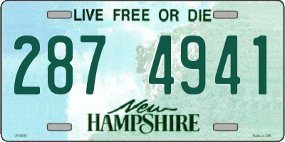 NH license plate 2874941