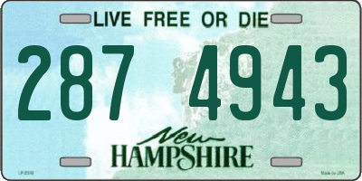 NH license plate 2874943