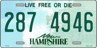 NH license plate 2874946