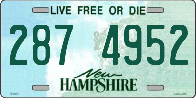 NH license plate 2874952