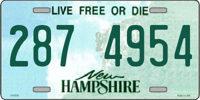 NH license plate 2874954