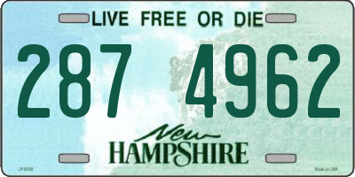 NH license plate 2874962