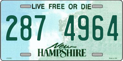 NH license plate 2874964