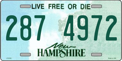 NH license plate 2874972