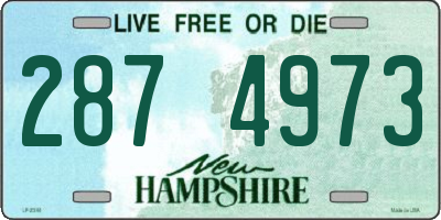 NH license plate 2874973