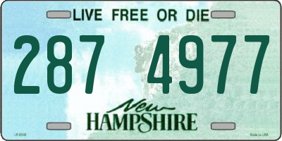 NH license plate 2874977