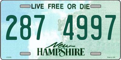 NH license plate 2874997