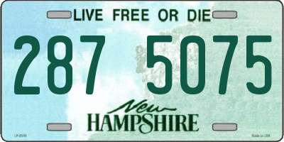 NH license plate 2875075