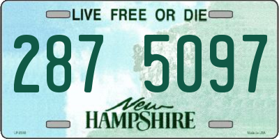 NH license plate 2875097
