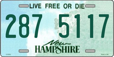 NH license plate 2875117