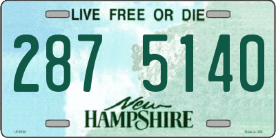 NH license plate 2875140