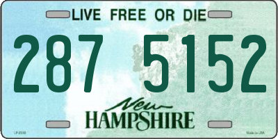 NH license plate 2875152