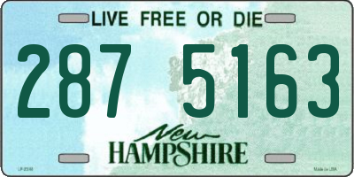 NH license plate 2875163