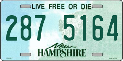 NH license plate 2875164