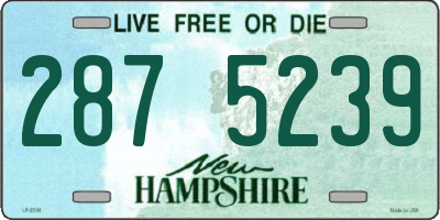 NH license plate 2875239
