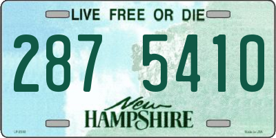 NH license plate 2875410