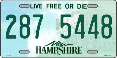 NH license plate 2875448