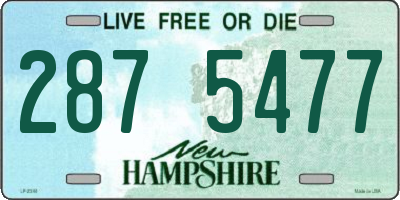 NH license plate 2875477