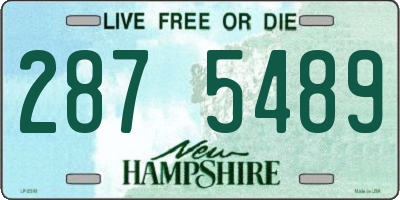 NH license plate 2875489