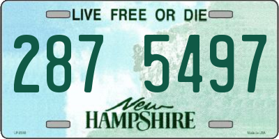 NH license plate 2875497