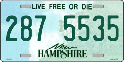 NH license plate 2875535