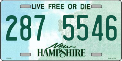 NH license plate 2875546
