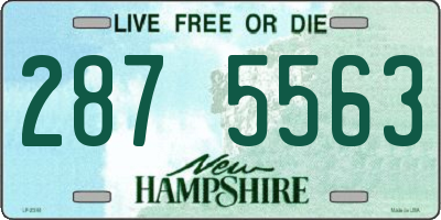 NH license plate 2875563