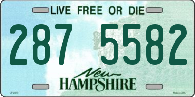 NH license plate 2875582