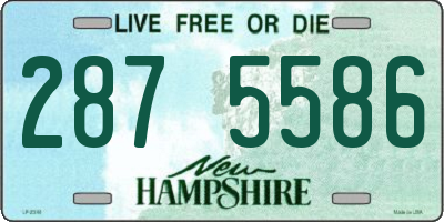 NH license plate 2875586