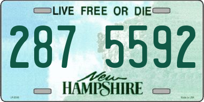 NH license plate 2875592