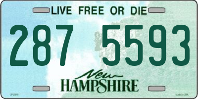 NH license plate 2875593