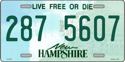 NH license plate 2875607