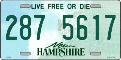 NH license plate 2875617