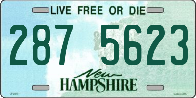 NH license plate 2875623