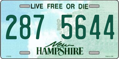 NH license plate 2875644