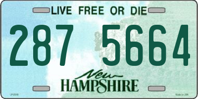 NH license plate 2875664