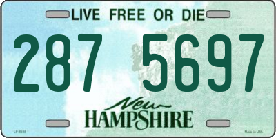 NH license plate 2875697