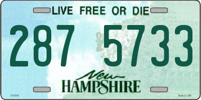 NH license plate 2875733