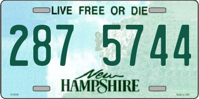 NH license plate 2875744