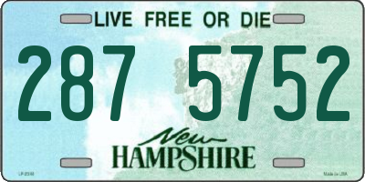 NH license plate 2875752