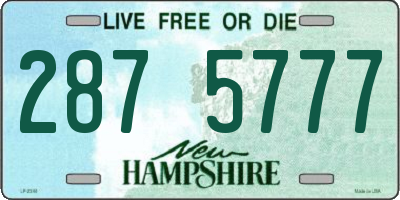 NH license plate 2875777
