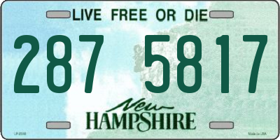 NH license plate 2875817