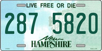 NH license plate 2875820