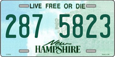 NH license plate 2875823
