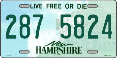 NH license plate 2875824