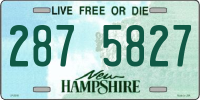 NH license plate 2875827