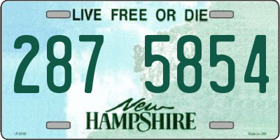 NH license plate 2875854