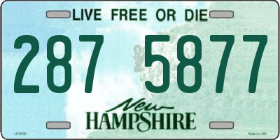 NH license plate 2875877
