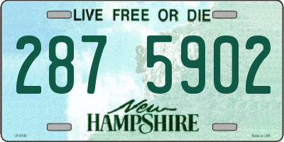 NH license plate 2875902