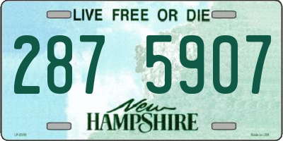 NH license plate 2875907